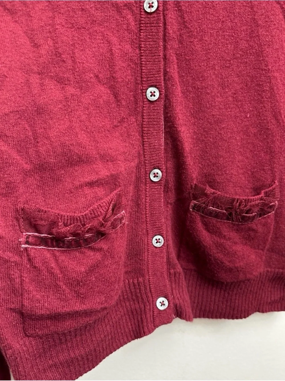 Hollister Women's Small Button-Front Cardigan Sweater Top (older style) - Picture 5 of 10